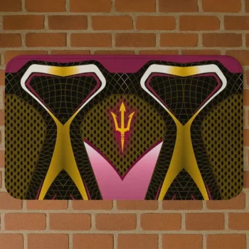 Arizona State Sun Devils Torso Pattern Gold Crocs Doormat