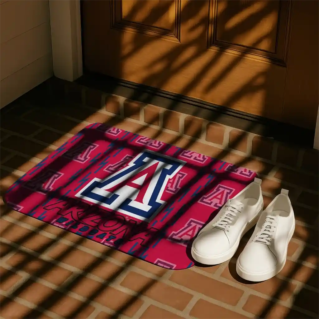 arizona-wildcats-bolt-row-red-doormat-trendy.webp
