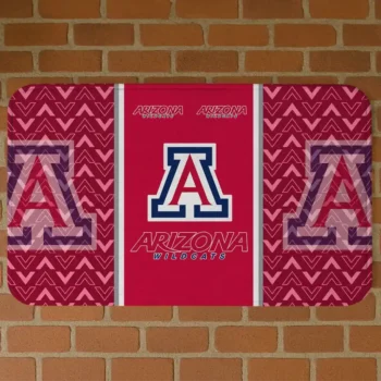 Arizona Wildcats Chevron Stack Red Doormat