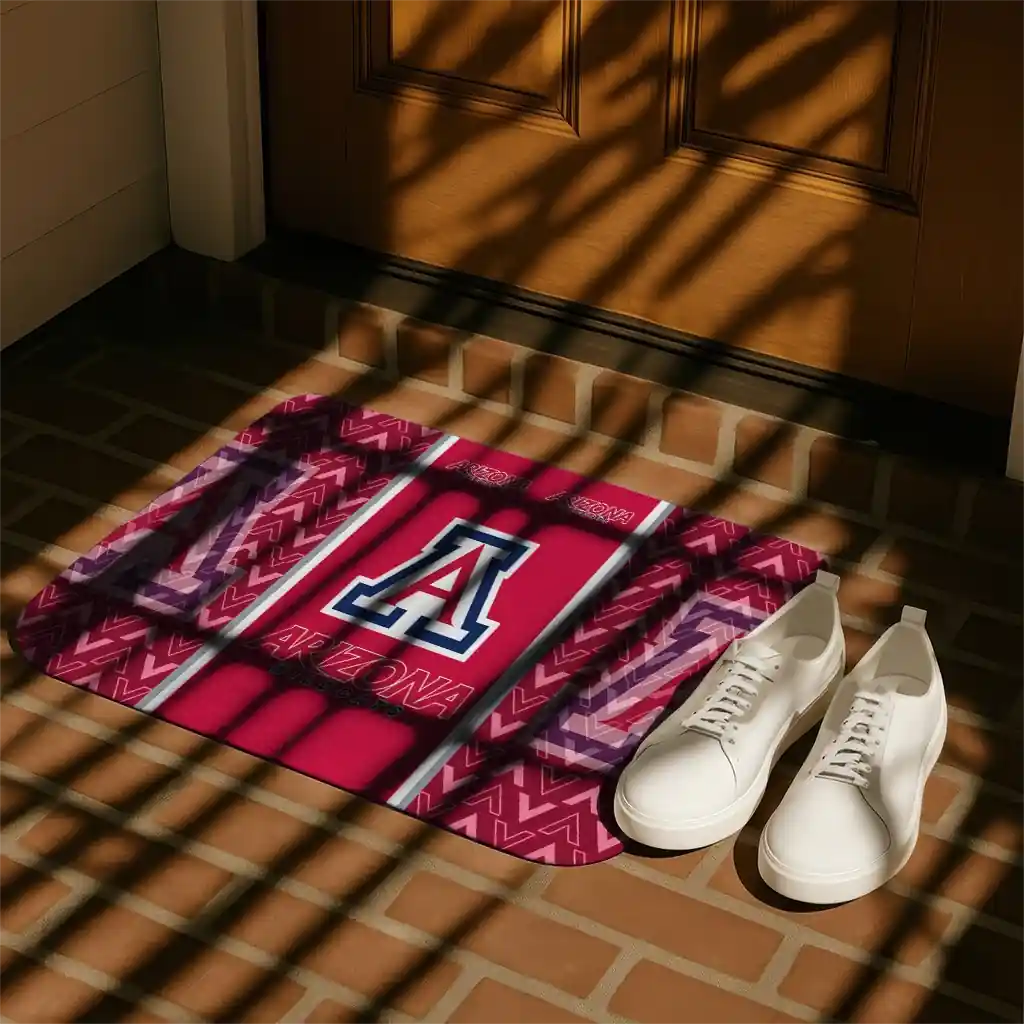 arizona-wildcats-chevron-stack-red-doormat-trendy.webp