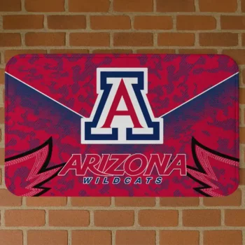 Arizona Wildcats Layered Lines Red Doormat