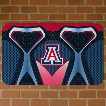Arizona Wildcats Torso Pattern Navy Blue Crocs Doormat