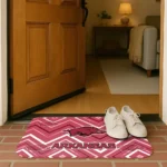 arkansas-razorbacks-chevron-geometrics-red-doormat-best-selling.webp