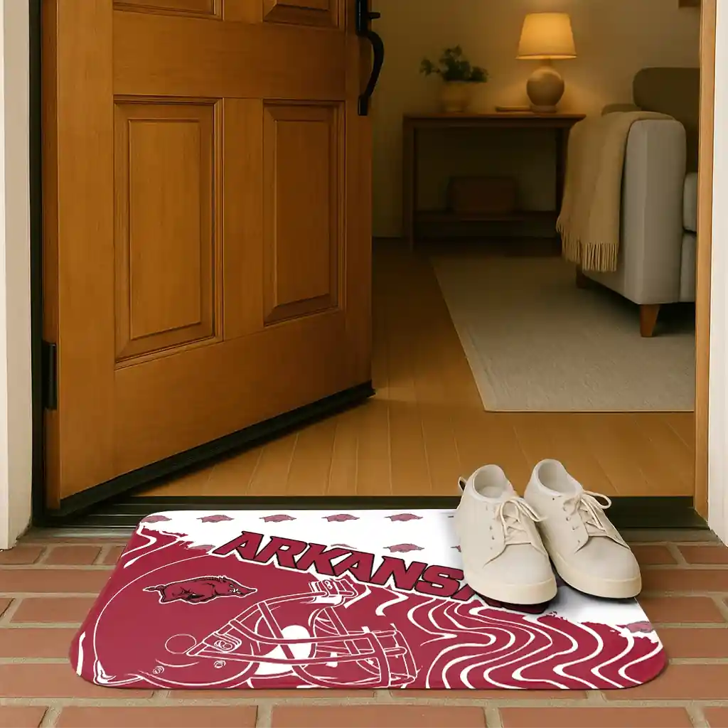 arkansas-razorbacks-football-pride-red-doormat-fashion-forward.webp