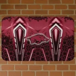 Arkansas Razorbacks Graphic Stripes Red Doormat