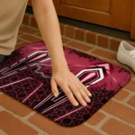arkansas-razorbacks-graphic-stripes-red-doormat-best-selling.webp