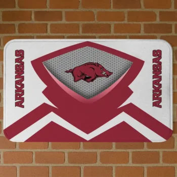 Arkansas Razorbacks Ninja Mesh Red Doormat