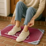 arkansas-razorbacks-silver-halftone-red-doormat-best-selling.webp