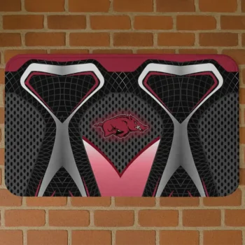 Arkansas Razorbacks Torso Pattern White Crocs Doormat