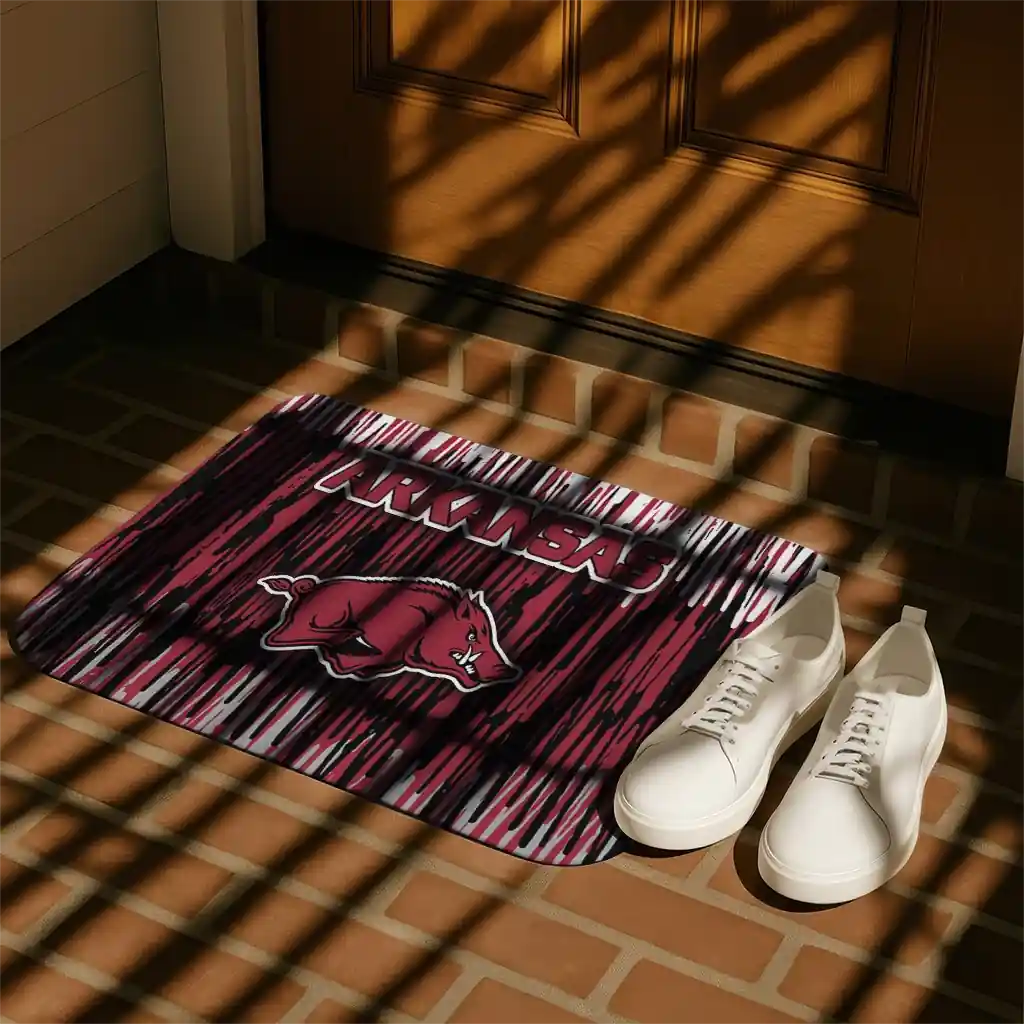 arkansas-razorbacks-vertical-flow-red-doormat-trendy.webp