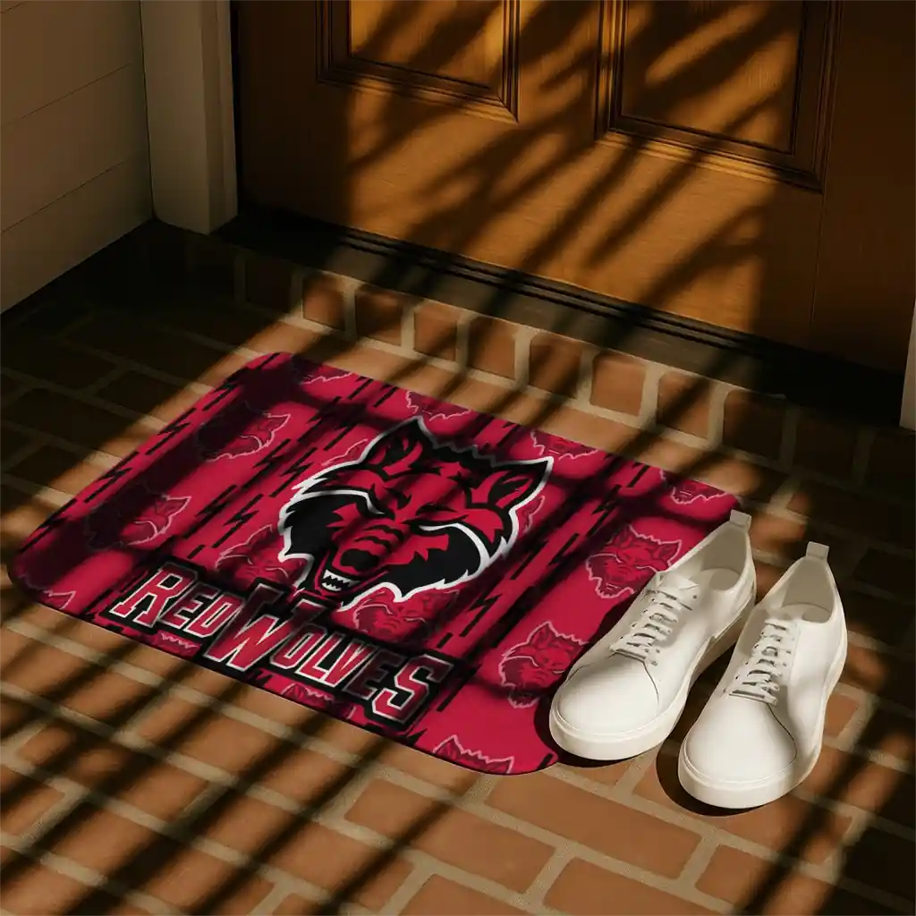 arkansas-state-red-wolves-bolt-row-scarlet-doormat-trendy.webp