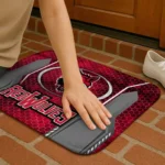 arkansas-state-red-wolves-hexagon-oval-scarlet-doormat-best-selling.webp