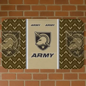 Army Black Knights Chevron Stack Gold Doormat