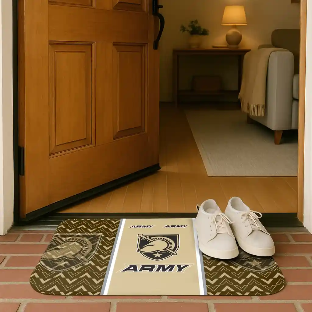 army-black-knights-chevron-stack-gold-doormat-fashion-forward.webp