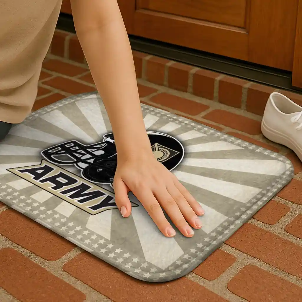 army-black-knights-helmet-centerpiece-gold-doormat-premium-grade.webp