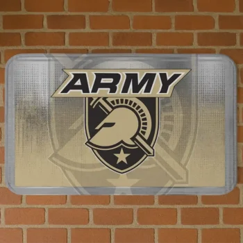 Army Black Knights Pixel Blur Gold Doormat