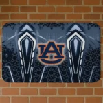 Auburn Tigers Graphic Stripes Navy Blue Doormat