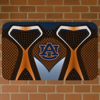 Auburn Tigers Torso Pattern Orange Crocs Doormat