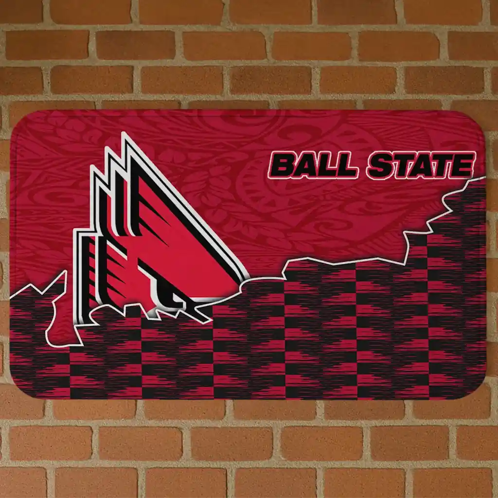 ball-state-cardinals-tribal-detailing-red-black-doormat-best-selling.webp ball state cardinals tribal detailing red black doormat best selling