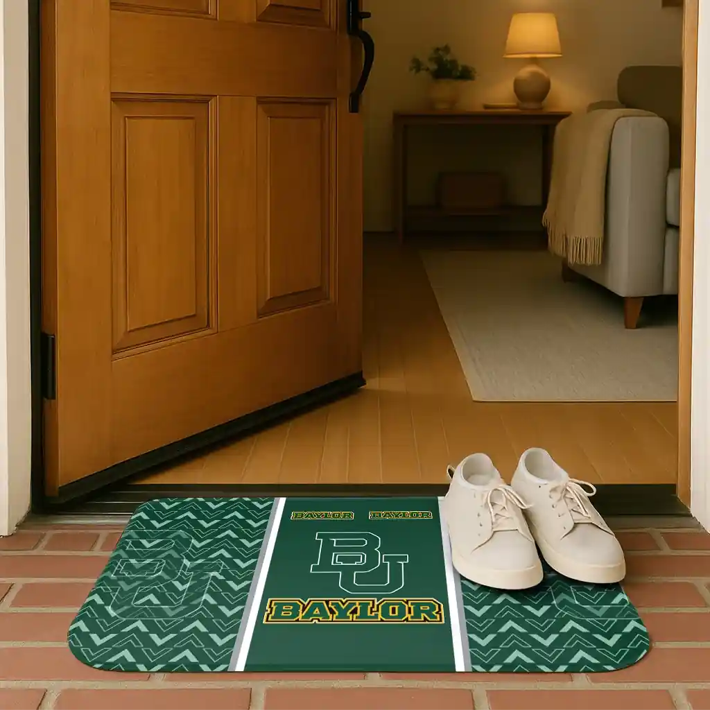 baylor-bears-chevron-stack-green-doormat-fashion-forward.webp