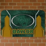 Baylor Bears Hexagon Oval Green Doormat