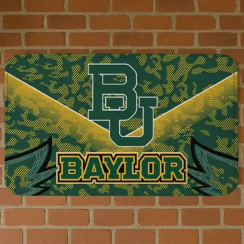 Baylor Bears Layered Lines Green Doormat