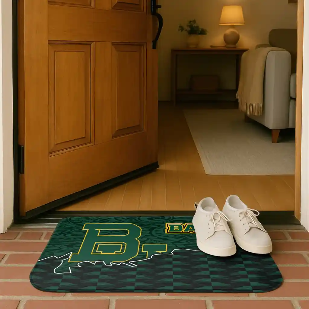 baylor-bears-tribal-detailing-green-black-doormat-fashion-forward.webp