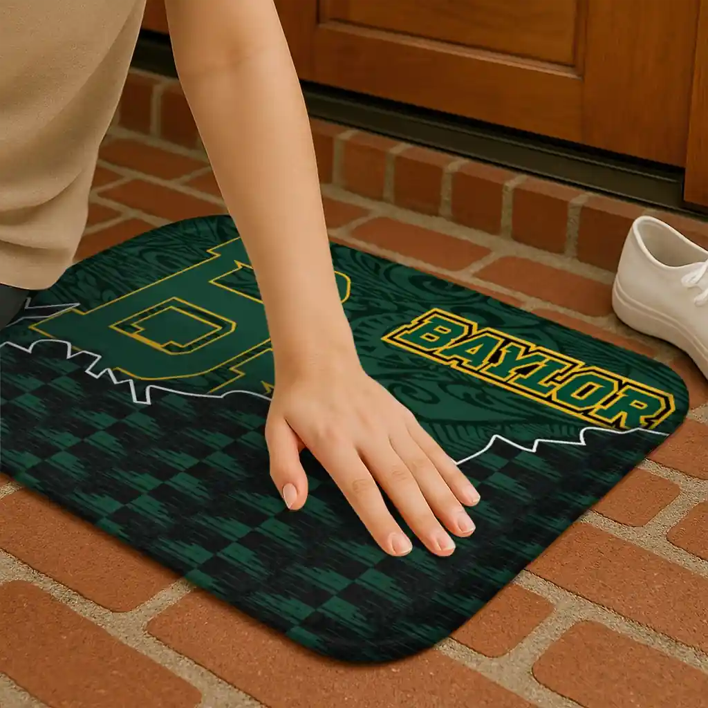 baylor-bears-tribal-detailing-green-black-doormat-premium-grade.webp