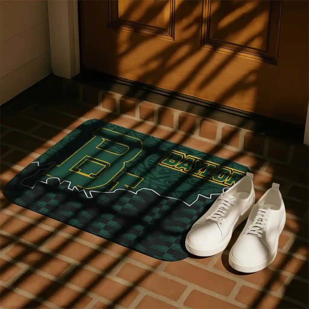 baylor-bears-tribal-detailing-green-black-doormat-trendy.webp