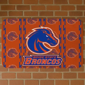 Boise State Broncos Bolt Row Orange Doormat