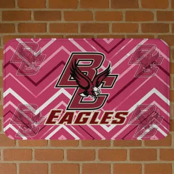 Boston College Eagles Chevron Geometrics Maroon Doormat