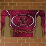 Boston College Eagles Hexagon Oval Maroon Doormat
