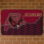 Boston College Eagles Tribal Detailing Maroon Black Doormat