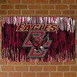 Boston College Eagles Vertical Flow Maroon Doormat
