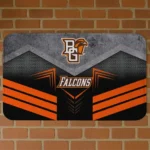 Bowling Green Falcons Chevron Points Orange Black Doormat