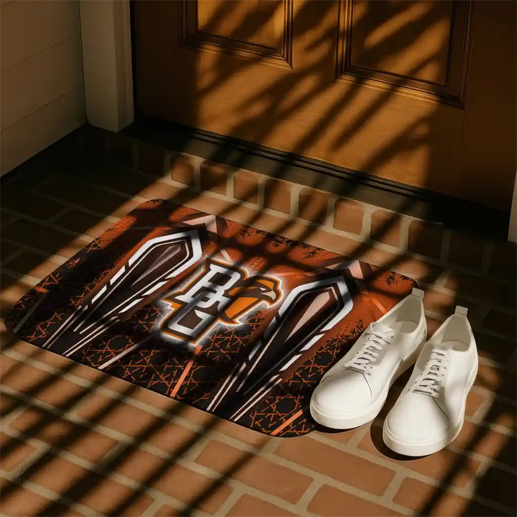 bowling-green-falcons-graphic-stripes-orange-doormat-trendy.webp