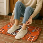 bowling-green-falcons-helmet-illustration-orange-doormat-best-selling.webp