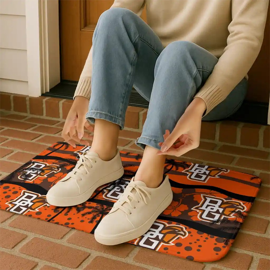 bowling-green-falcons-palm-silhouette-orange-black-doormat-top-rated.webp