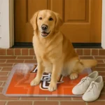 bowling-green-falcons-pixel-blur-orange-doormat-best-selling.webp