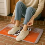 bowling-green-falcons-pixel-blur-orange-doormat-best-selling.webp