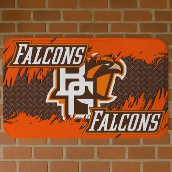 Bowling Green Falcons Plate Rip Orange Doormat