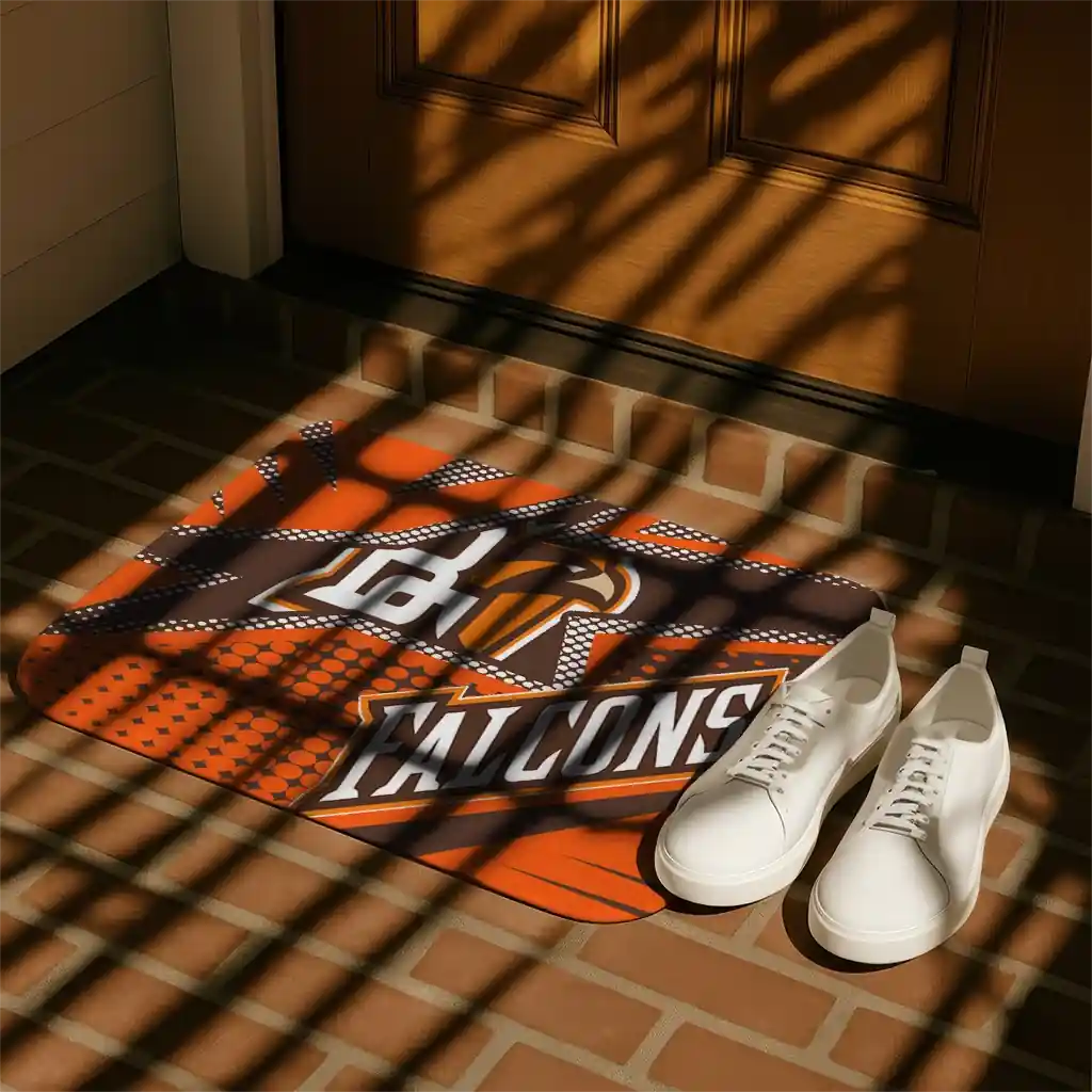 bowling-green-falcons-sharp-flash-orange-doormat-trendy.webp