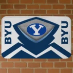 BYU Cougars Ninja Mesh Blue Doormat