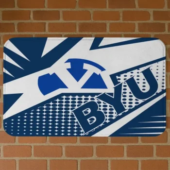BYU Cougars Sharp Flash Blue Doormat