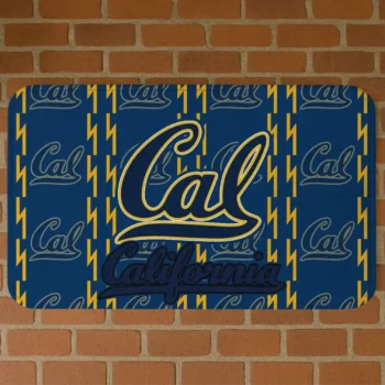 California Golden Bears Bolt Row Blue Doormat