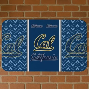 California Golden Bears Chevron Stack Blue Doormat