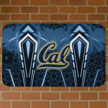 California Golden Bears Graphic Stripes Blue Doormat