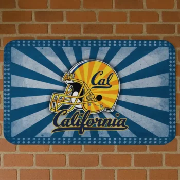 California Golden Bears Helmet Centerpiece Blue Doormat