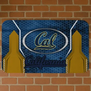 California Golden Bears Hexagon Oval Blue Doormat