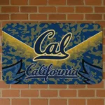 California Golden Bears Layered Lines Blue Doormat